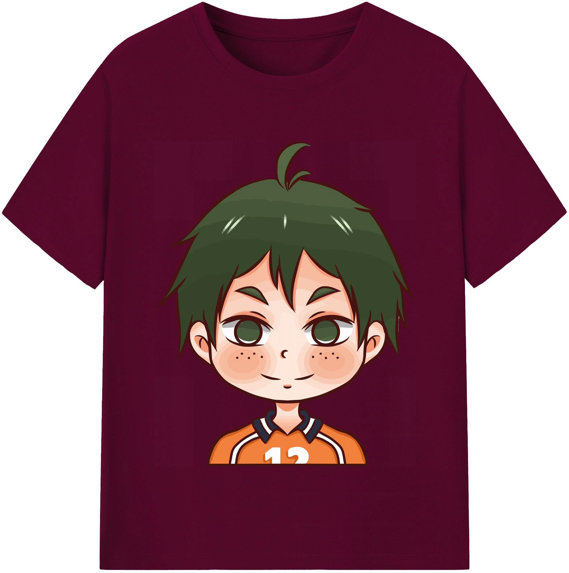 （画像用） ハイキュー!! Haikyu!! レディースカジュアルプリントTシャツ（綿100％）